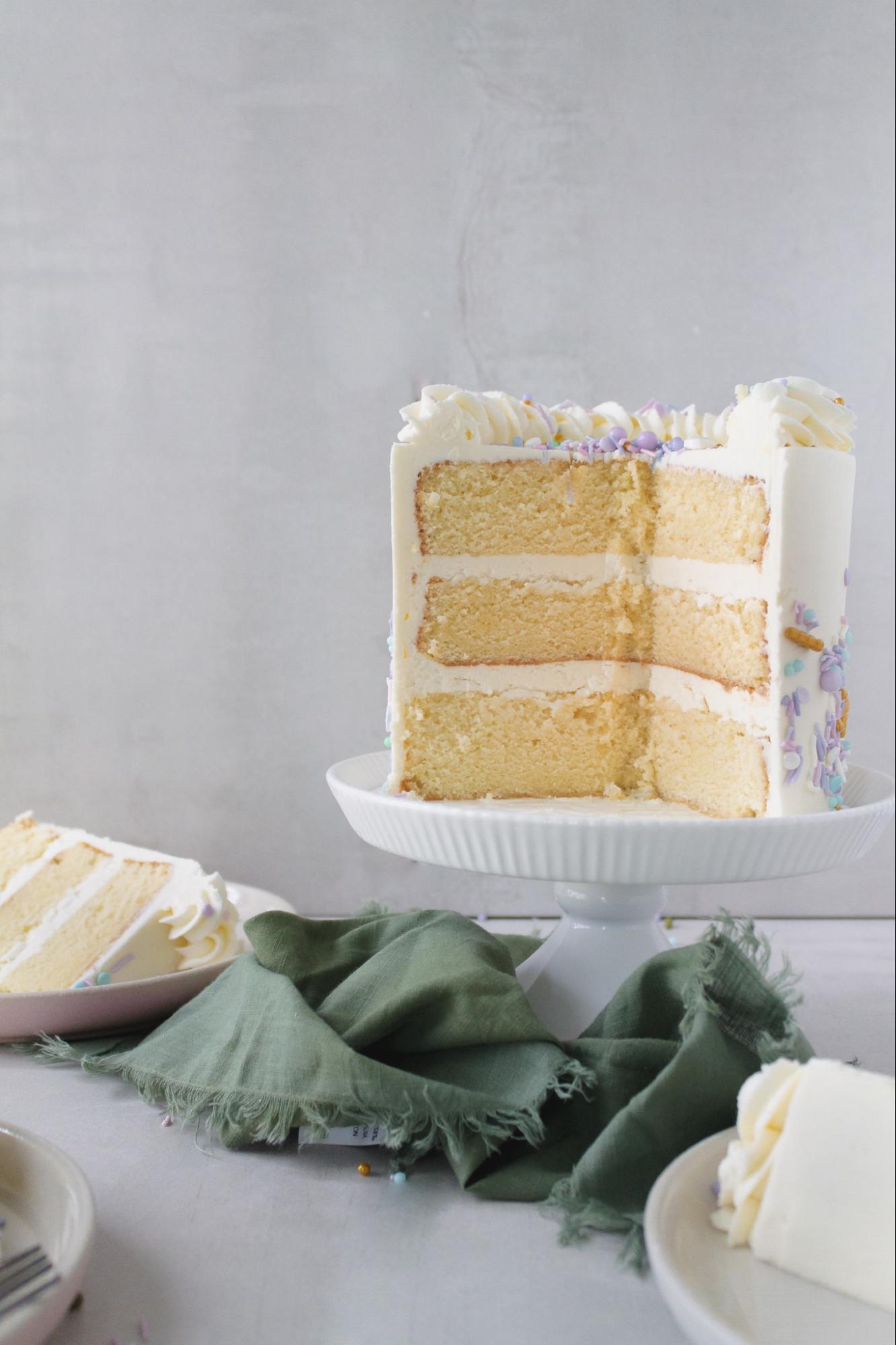 Classic Vanilla Cake - Baked by Melissa